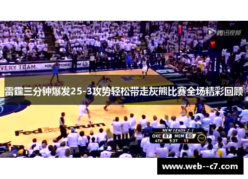 雷霆三分钟爆发25-3攻势轻松带走灰熊比赛全场精彩回顾